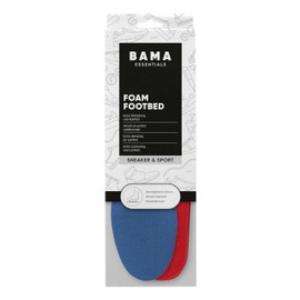 Bama Foam Footbed - Comfort Foot Bed Insoles for Trainers and Casual Shoes - with Breathable and Extra Cushioning Foam - 1 Pair - 37/38 EUR