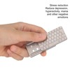 Magnetic Push Slider Computer Keyboard Printing Metal Fingertip Push Card