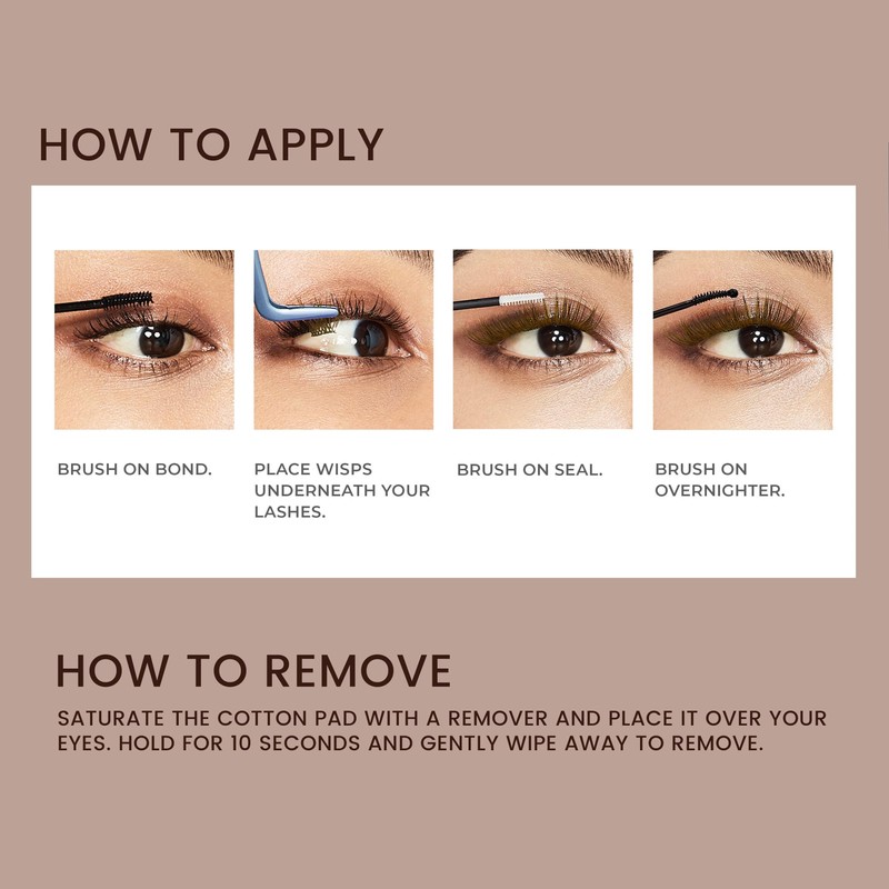 KISS Falscara Eyelash Extension Set "Mocha" - DIY Lash Extensions