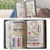 DIY Embroidery Sewing Stitch Book,Loose Leaf Needlework B-OOK,Creative Embroidery Starter