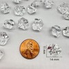 700PCS Fake Ice Cubes, 11 x 14 mm Acrylic Vase