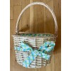CELEBRATE IT 10" EASTER HOLIDAY BASKET (TEAL,GREEN,OR