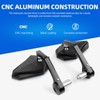 Motorcycle Bar End Mirrors Black CNC Bar End Mirrors for