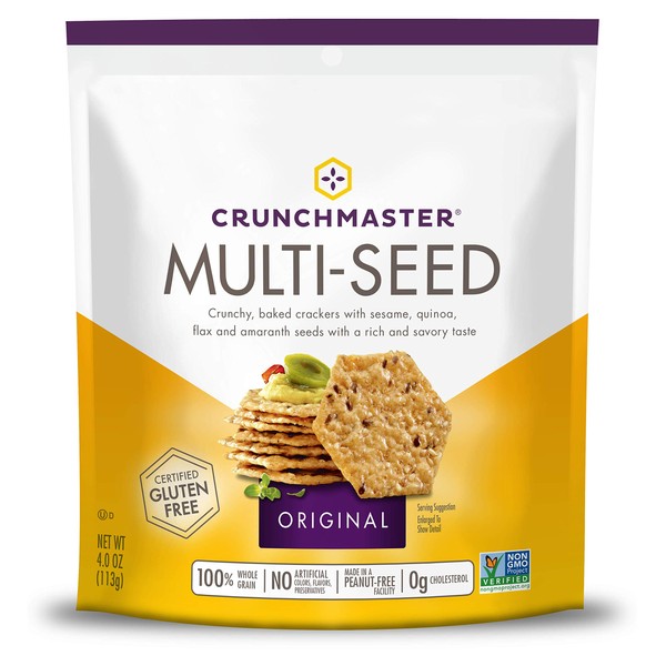 Crunchmaster Multi-Seed Crackers, Original, 4 Oz