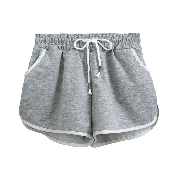 RAKUKOU Women's Shorts With Pockets, Cotton Blend, Summer, Casual Wear,