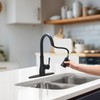 WEWE Vintage Kitchen Faucet with Pull Down Sprayer, Stainless Steel