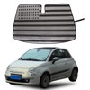 Windshield Sunshade Compatible with Fiat 500 2010-2024 ，Front Window Sun