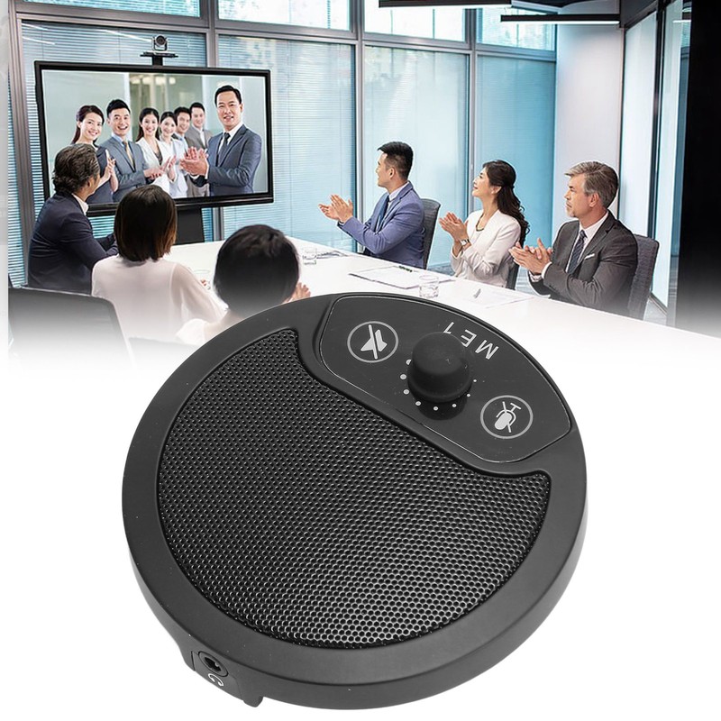 USB Conference Microphone Professional 360 Degree Omnidirectional Plug and Play