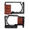 Aluminum Alloy Camera Cage with Wooden Handle Protective Frame with