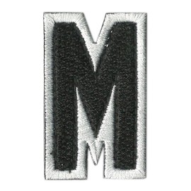 Gadsden and Culpeper Tactical Letter Patches - Black/White - M