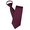JEMYGINS Men's Zip Tie - Elegant Look in Seconds, maroon
