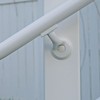 YardSmart® 73030516 Mounting Bracket ADA Hand Rail, White