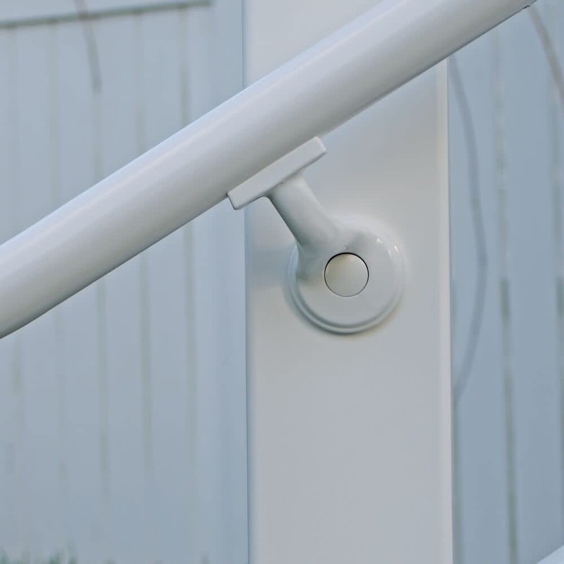 YardSmart® 73030516 Mounting Bracket ADA Hand Rail, White