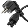 sonero Stromkabel 3 Polig, 2,0m, Schutzkontakt Schuko Stecker Netzstecker auf