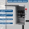 100A Generator Transfer Switch Box,24,000w 120/240 Volt Manual Transfer Switch
