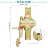 ACROPIX HVAC Heater Control Valve Ford Compatible with Bronco Club