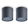 EBION Surface Mounted Downlight, Flush Mount Ceiling Spotlight, Minimalist Round