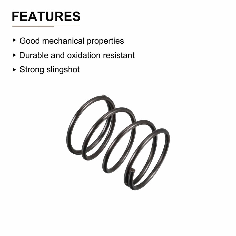 DTGN 1.2x17x20mm(DxODxL) Compression Spring - 10Pack - Good for Machinery