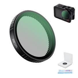 JJC CPL Filter for DJI Osmo Action 5 Pro / 4 / 3, Polarizing Filter, Camera Protective Filter, Anti-Reflection, Enhances Color Contrast, Optical Glass, Aluminum Frame, Lens Protection, High