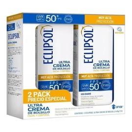 Eclipsol Ultra Bloqueador Solar Crema 50 Fps 2 De 125g Cu.