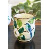 Tea Cup Stylish Kutani Ware White Camellia with Birds Tea