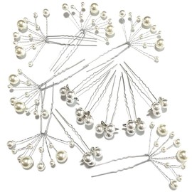 K & R Hairpin Pearl Wedding School Ceremony Hair Accessories Head Dress Japanese Clothing Arrangement