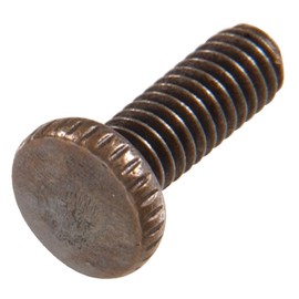 The Hillman Group 54074 8-32 x 1/2-Inch Antique Brass Knurled Head Screw, 50-Pack