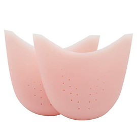 SATiNU バレエ ジェル トウパッド つま先矯正サポーター 足指サポート つま先保護 (フリーサイズ, Aベージュ)
