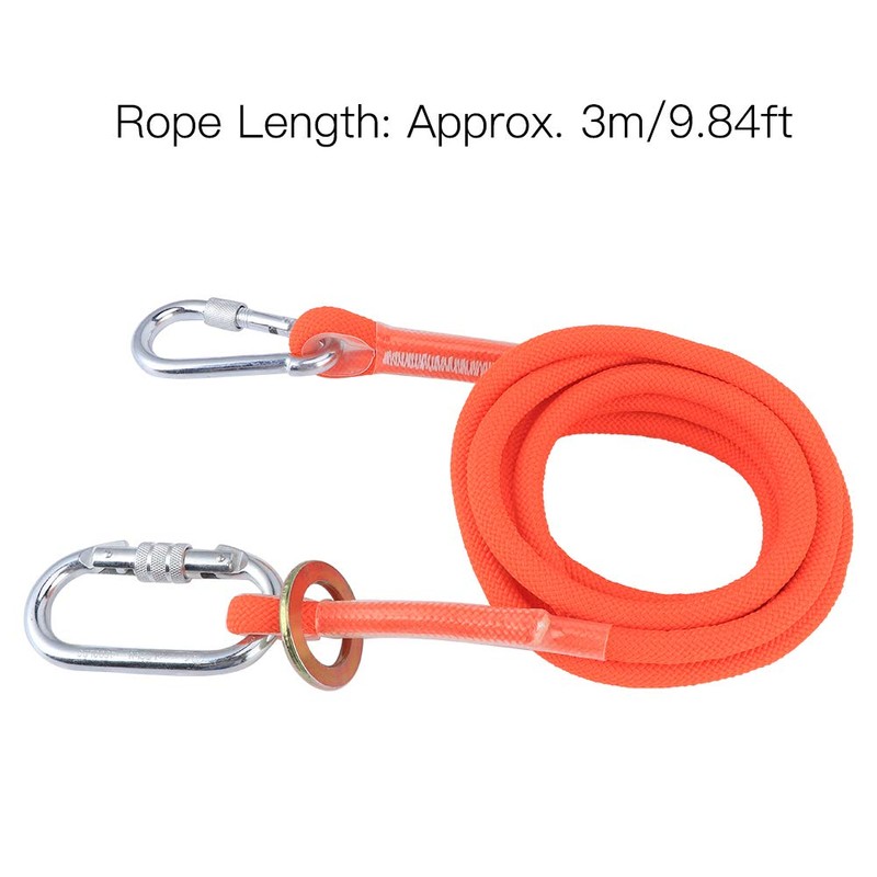 MOUMOUTEN 3 metres Aerial Work Safety Lanyard, Fall Protection Strap