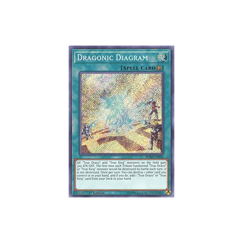 Yu-Gi-Oh! - Dragonic Diagram - BLRR-EN096 - Secret Rare -