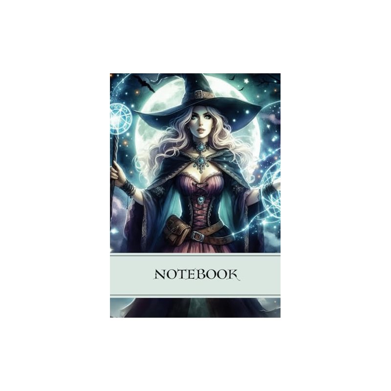Healer Casting a Spell: A5 Notebook for Aspiring Witches