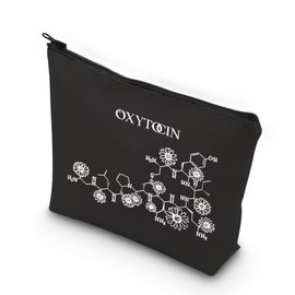 VAMSII Oxytocin Chemical Structure Makeup Cosmetic Bag Love Molecule Gift Molecule Symbol Gift (Molecule Symbol)