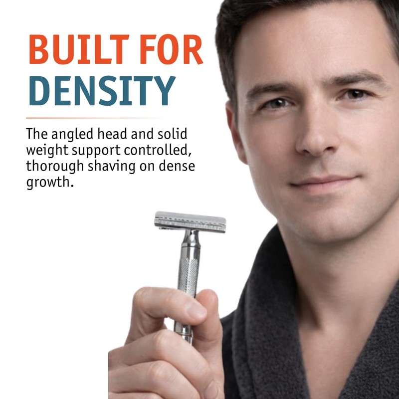 MERKUR 37C Double Edge Safety Razor | Slant Bar Design