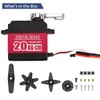 Hiwonder 20KG High Torque Digital Servo Motor Full Metal Gear,