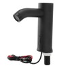 Touchless Sink Faucets, Automatic Motion Sensor Faucet, Battery Power Vertical Touchless Sink Faucet with Infrared Sensor for Bathroom Kitchen Black
