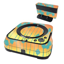 MightySkins Glossy Glitter Skin Compatible with iRobot Braava Jet m6 - Sherbet Palms | High-Gloss Glitter Finish | Easy to Apply and Change Styles | Made in The USA