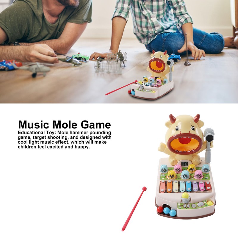 3 In 1 Mole Game Toddler Toys Interactive Game for
