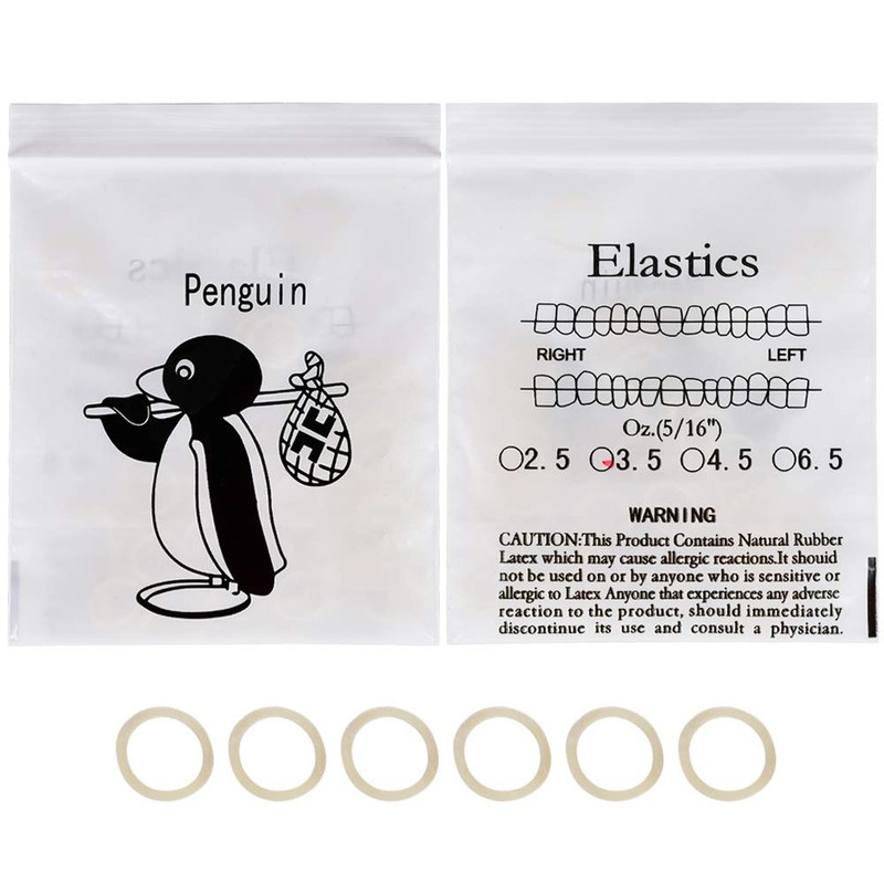 100PCS/bag X-Heavy 3.5 Oz. - Orthodontic Free Elastic -For Braces