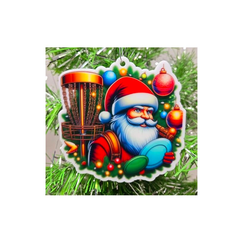 Santa Claus Disc Golf Ornament