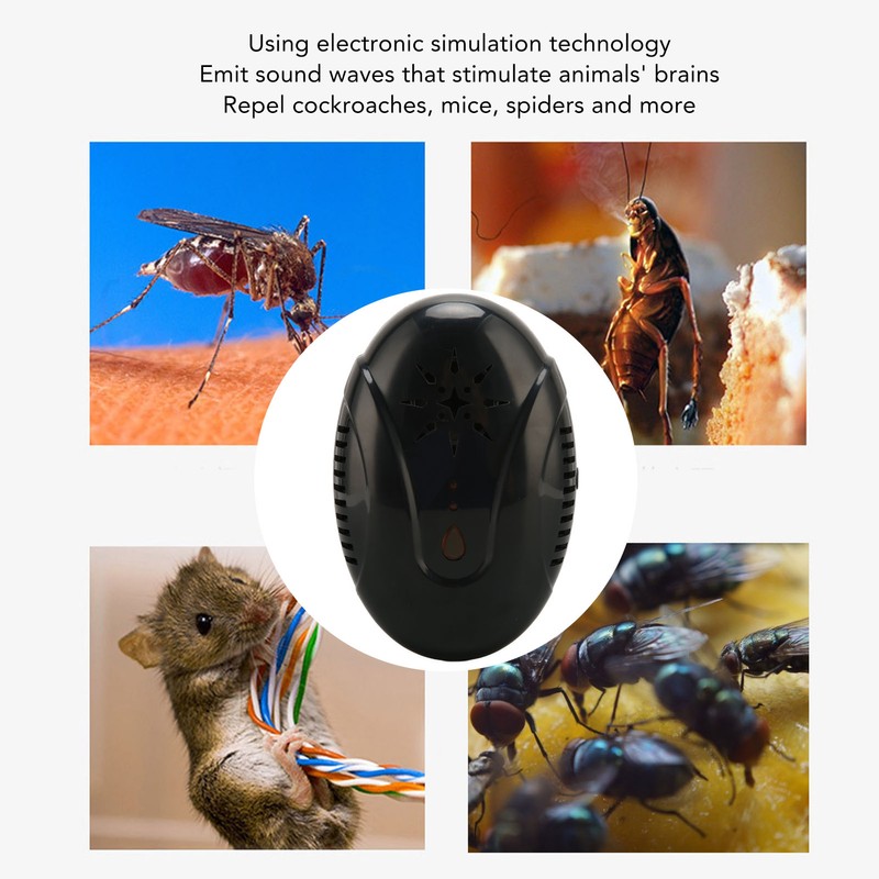 22hz‑50khz Electronic Repellent Mice Roach Spider Defender 110‑ for Home