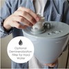Crane Ultrasonic Teardrop Cool Mist Humidifier, Large 1 Gal Tank,