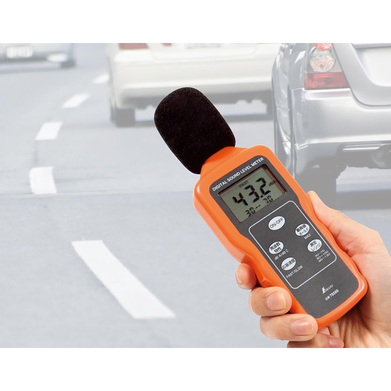 [T-3 7569751] sinwa Digital Noise Meter, Best Value Hold Function 78588 