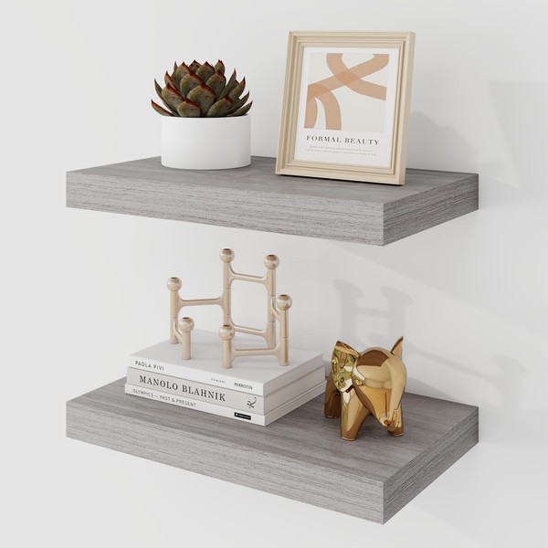 Acovy 16 Inch Floating Shelves, 9.3" Deep Floating Shelf Wall