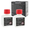 Krups XS9000 Flüssigreiniger für Kaffeevollautomaten mit einem Milchsystem, 2-er Pack