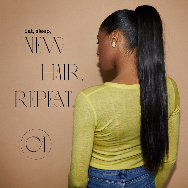 Prettyshop 55 cm Ponytail Hair Extension, Straight