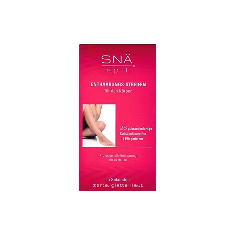 Snä Epil Hair Removal Strips, 14 Double Strips (28 Ready