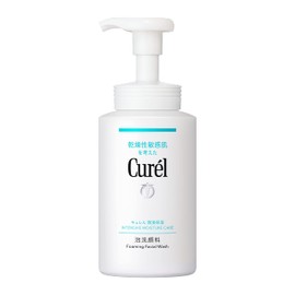 Curel Moisturizing Foaming Facial Cleanser, Large Size, 10.1 fl oz (300 ml)