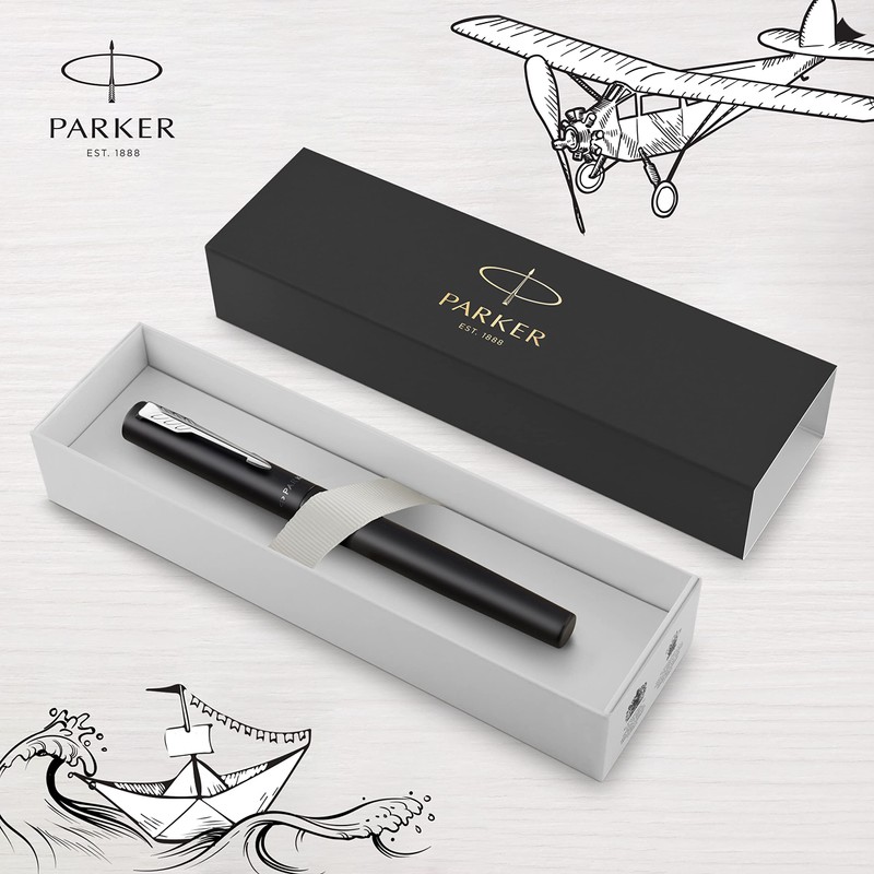 PARKER 2159779Z Parker Ballpoint Pen Vector XL Metallic Black CT