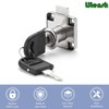 Litensh Cam Lock 22mm, 4PCS Security Cabinet Lock with Key