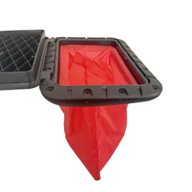YLXSS Round/Square Hatch Cover Deck Panel, ABS Sealed Hatch Cover kit with red Waterproof Bag, Suitable for Kayaking (Square hatches: 290X190)